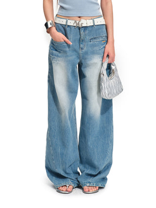 ＋5CM N3 Mineral Blue Jeans