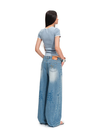 ＋5CM N3 Mineral Blue Jeans