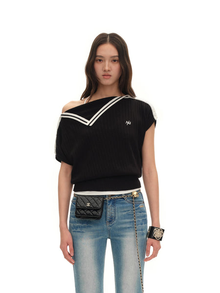 Preppy Contrast Tee
