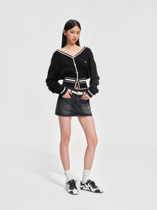 Lacquer Black Newport Resort Knitwear