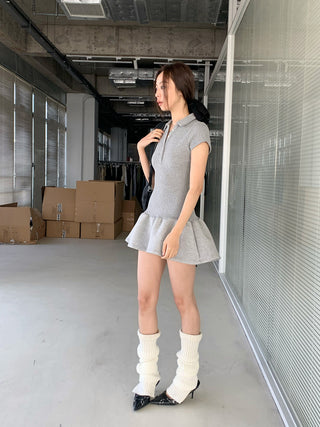 Retro Waist Tennis Dress