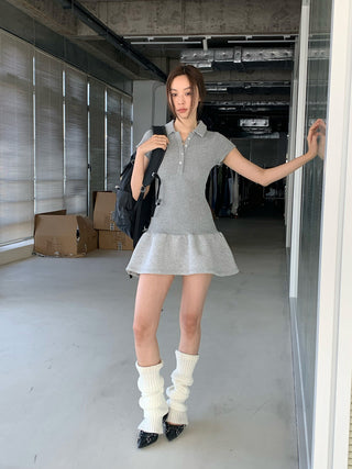 Retro Waist Tennis Dress
