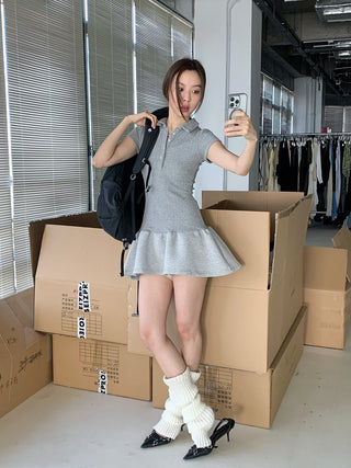 Retro Waist Tennis Dress