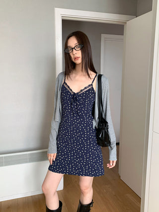 strap lace patchwork set
