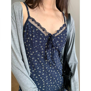 strap lace patchwork set