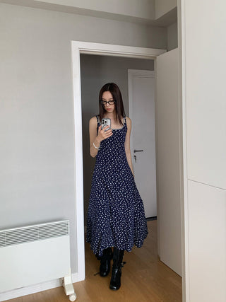 fake two-piece slip dress