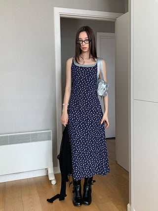 fake two-piece slip dress