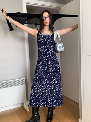 fake two-piece slip dress