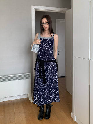 fake two-piece slip dress