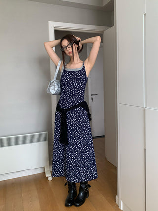 fake two-piece slip dress