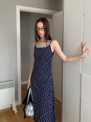 fake two-piece slip dress