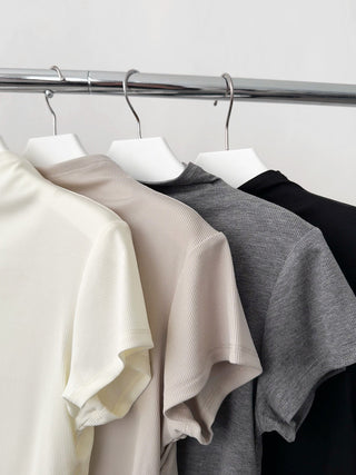 pleated flying sleeve tee