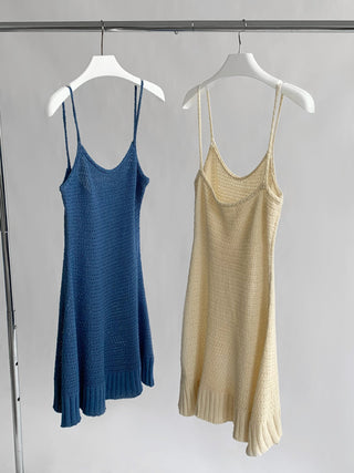 knitted hollow suspender skirt