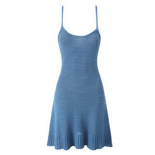 knitted hollow suspender skirt