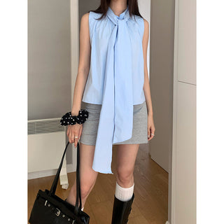 butterfly lace-up shirt