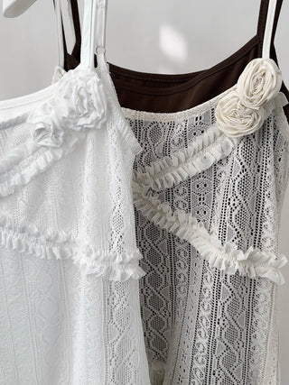 hollow flower suspender set