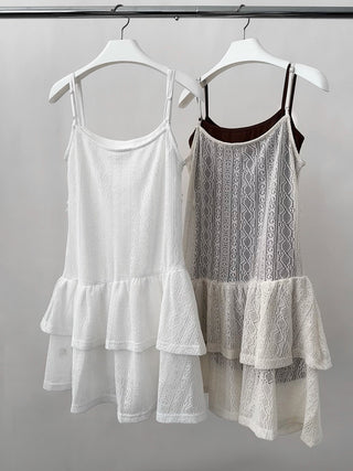 hollow flower suspender set