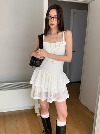 hollow flower suspender set