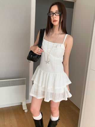 hollow flower suspender set