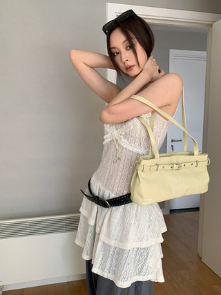 hollow flower suspender set