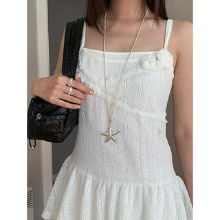 hollow flower suspender set