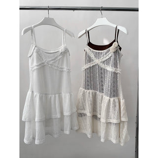 hollow flower suspender set