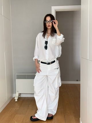 lace V-neck sun shirt