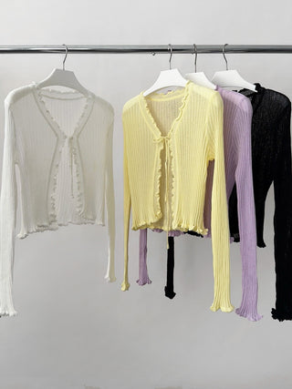 short sun cardigan top