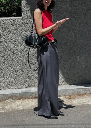 Low-rise maxi skirt