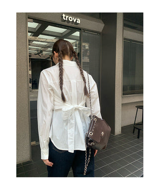 polo pleated shirt