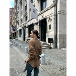 polo pleated shirt