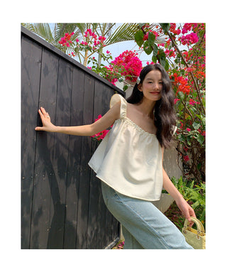 square sleeve top