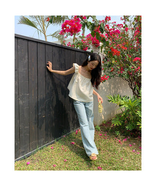 square sleeve top