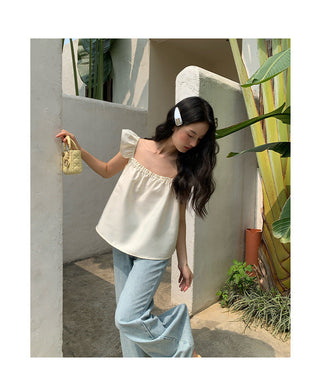 square sleeve top
