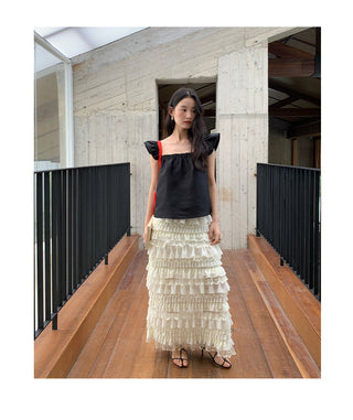 square sleeve top