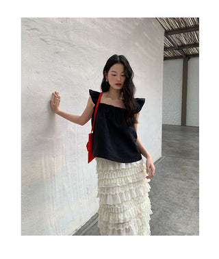square sleeve top