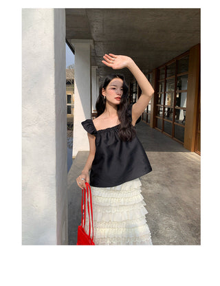 square sleeve top
