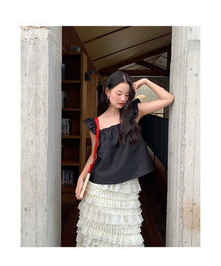 square sleeve top