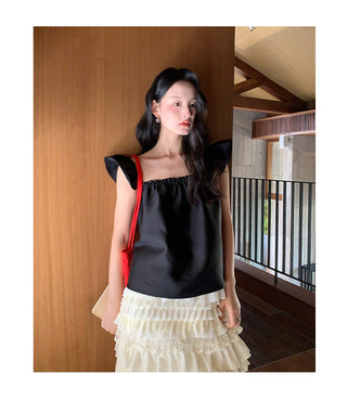 square sleeve top