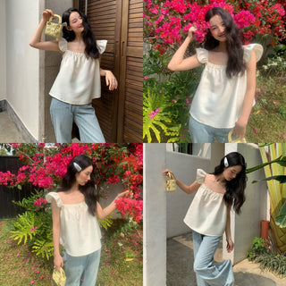 square sleeve top