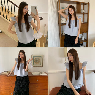square sleeve top