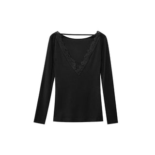 backless slim shirt