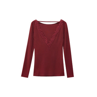 backless slim shirt