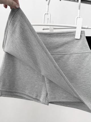 slit A-line skirt