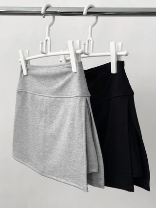 slit A-line skirt