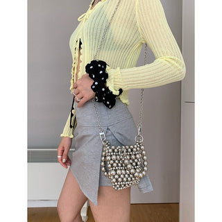 slit A-line skirt