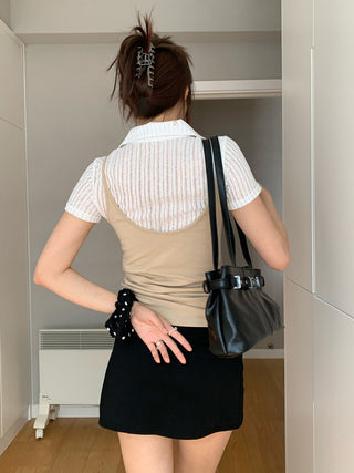polo collar shirt
