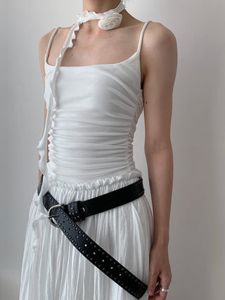 lace suspender dress