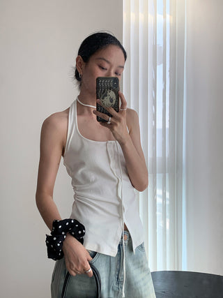 pleated lace Top