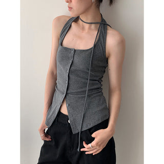 pleated lace Top